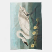 Schwanenschwäne Geschirrtuch (Vertikal)