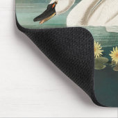 Schwanenschwäne Mousepad (Ecke)