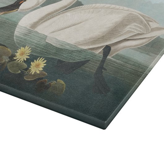 Schwanenschwäne Schneidebrett (Ecke)