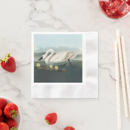 Schwanenschwäne Serviette (Beispiel)