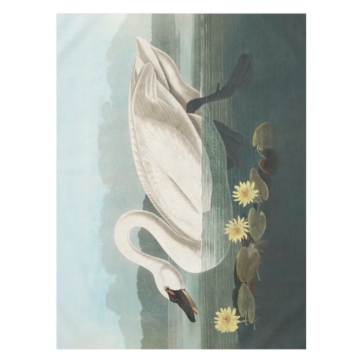 Schwanenschwäne Tischdecke (Vorderseite)