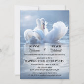 Schwanensee Happily Ever After Party Einladung (Vorderseite)