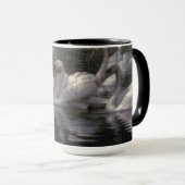 Schwanensee im Mondlicht Tasse (VorderseiteRechts)