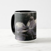 Schwanensee im Mondlicht Tasse (Vorderseite Links)