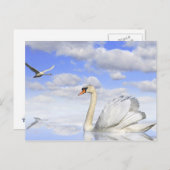 Schwanensee Postkarte (Vorne/Hinten)