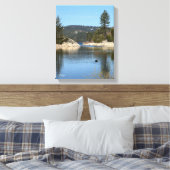 Schwanensee-Wandkunst Leinwanddruck (Insitu (Schlafzimmer))