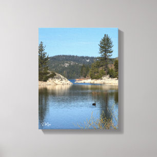 Schwanensee-Wandkunst Leinwanddruck
