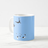 Schwanentauchung Kaffeetasse (Vorderseite Links)