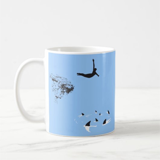 Schwanentauchung Kaffeetasse (Links)