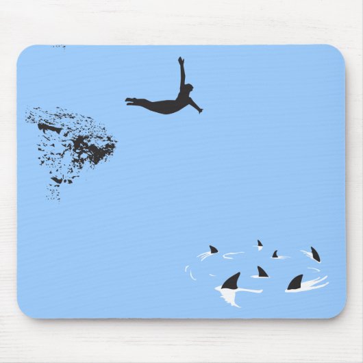 Schwanentauchung Mousepad (Vorne)