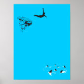 Schwanentauchung Poster (Vorne)