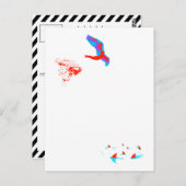 Schwanentauchung Postkarte (Vorne/Hinten)