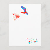 Schwanentauchung Postkarte (Vorderseite)