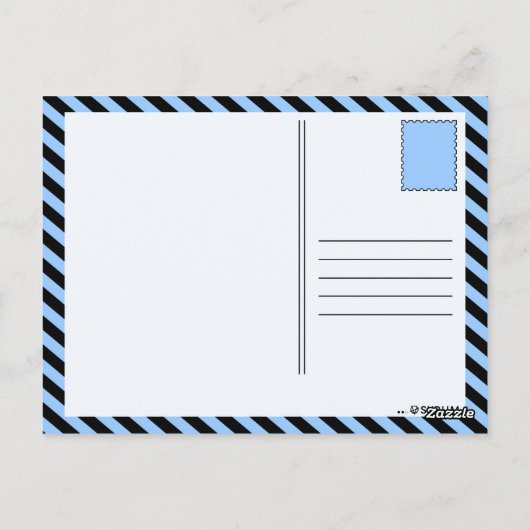 Schwanentauchung Postkarte (Rückseite)