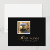 Schwanenwünsche Postkarte (Vorne/Hinten)