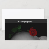 schwanger ankündigung (Vorne/Hinten)