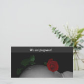 schwanger ankündigung (Stehend Vorderseite)