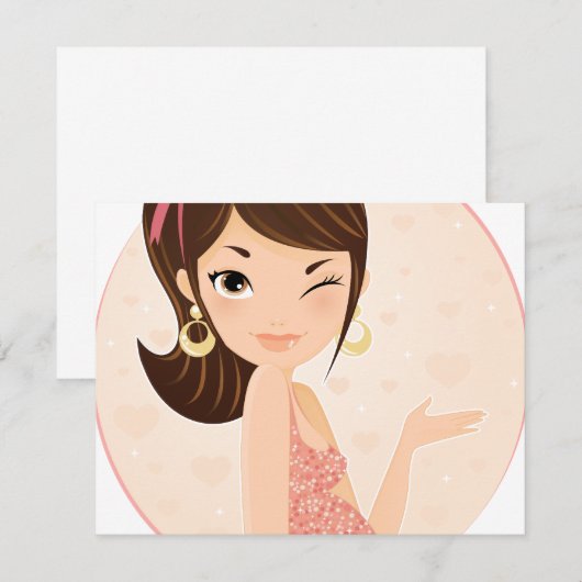 schwanger ankündigung (Vorne/Hinten)