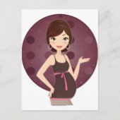 schwanger ankündigungspostkarte (Vorderseite)