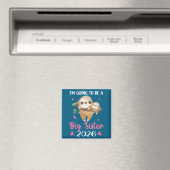 Schwanger werdende große Schwester wird bekannt ge Magnet (In Situ (Geschirrspüler))