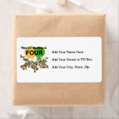 Schwangere Affen 4. Geburtstagsgeschenke und Gesch (Insitu)