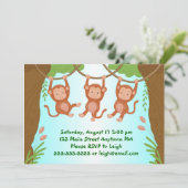 Schwangere Affen Lebendige Einladung (Stehend Vorderseite)