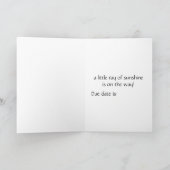 Schwangere Ankündigung (Innenseite)