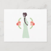 Schwangere Ankündigungspostkarte (Vorderseite)