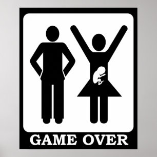 Schwangere Ehefrau - neuer Vater Poster