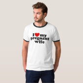 Schwangere Ehefrau T-Shirt (Vorne ganz)