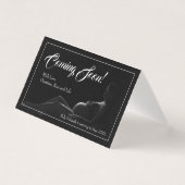 Schwangere Frau - Bald kommen, Baby Ankündigung (Vorderseite)