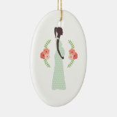 Schwangere Frau Keramikornament (Rechts)