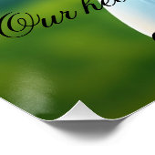 Schwangere Frau Minimalistische Kunst Kinderzimmer Poster (Ecke)