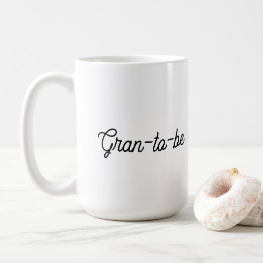 Schwangere Kaffeetasse (Mit Donut)