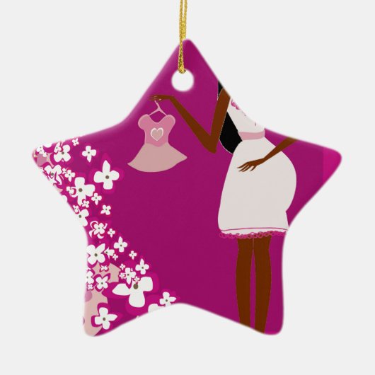 Schwangere Keramikornament (Vorne)