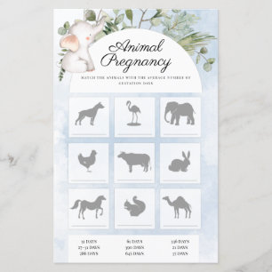 Schwangere Kinder Baby Duschspiel