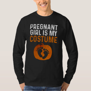 Schwangere Mädchen ist mein Kostüm Halloween-Schwa T-Shirt