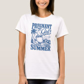 SCHWANGERE Mädchen SOMMER  T-Shirt (Vorderseite)