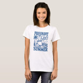 SCHWANGERE Mädchen SOMMER  T-Shirt (Vorne ganz)
