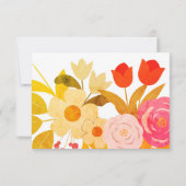 Schwangere Mama Babydusche Dankeskarte (Rückseite)