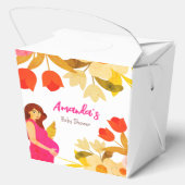 Schwangere Mama Babydusche Geschenkschachtel (Rückseite)