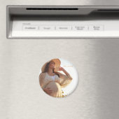 Schwangere Mama Foto ETA Geburt Magnet (In Situ (Geschirrspüler))