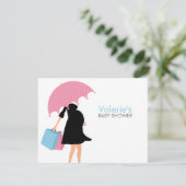 Schwangere Mama Kinderdusche Mama Ratgeber Karten (Stehend Vorderseite)