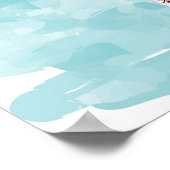 schwangere Meerjungfrau Poster (Ecke)