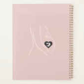 Schwangere mit einem P für Proud Planer (Rückseite)