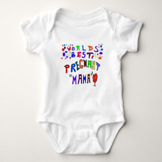 Schwangere Mutter Baby Strampler