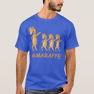 Schwangere Mutter Drillinge Giraffe Vintage T-Shirt