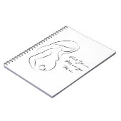 Schwangere Notizblock (Linke Seite)