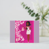 Schwangere Postkarte (Stehend Vorderseite)