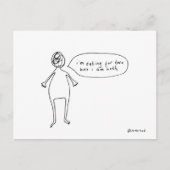 schwangere Postkarte (Vorderseite)